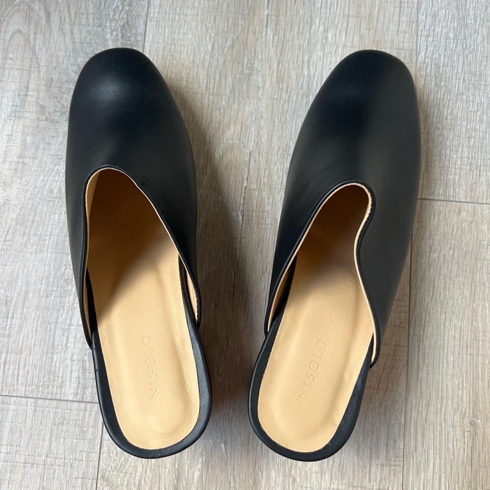 New Nisolo Black All Day Mule leather - Picture 4 of 15